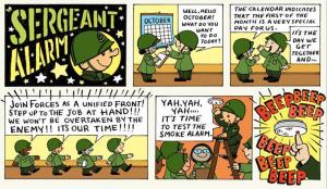 Sergeant Alarm Comic Story